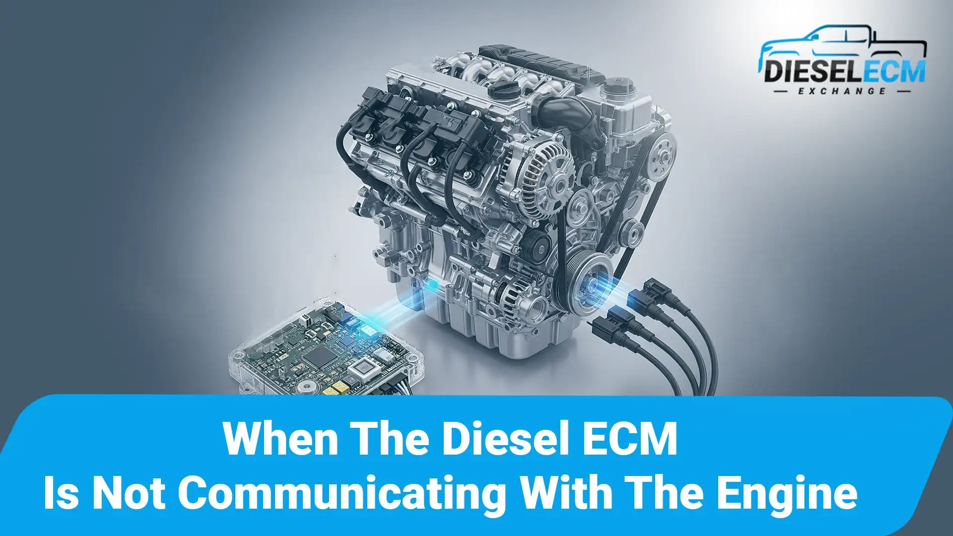 diesel ECM not communicating with engine