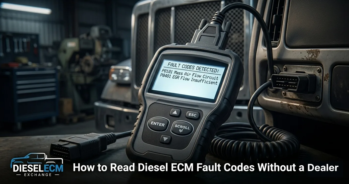 How to Read Diesel ECM Fault Codes Without a Dealer